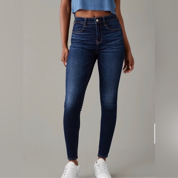 American Eagle Super High Rise Jegging Size 8 Short - Picture 1 of 9